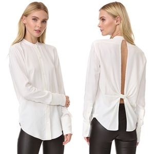 Helmet Lang Tie Back Top